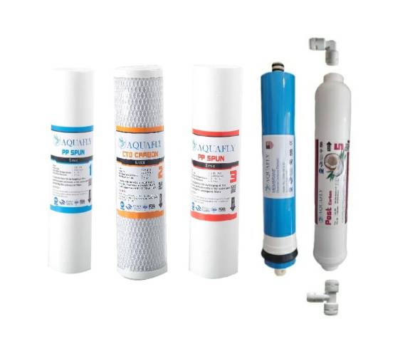 AQUA FLY Su Arıtma Filtresi 5li Takım Arıtıcı Filtresi 10