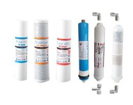 AQUAFLY Su Arıtma Filtresi 6 Filtre 9 AŞAMA Arıtıcı Filtresi YEDEK 10' AÇIK KASA UYUMLU