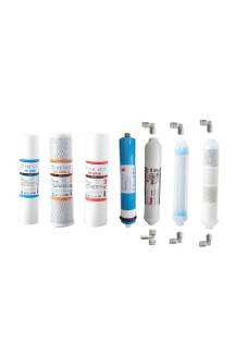 AQUAFLY Su Arıtma Filtresi 7 Filtre 10 AŞAMA Arıtıcı Filtresi YEDEK 10' AÇIK KASA UYUMLU