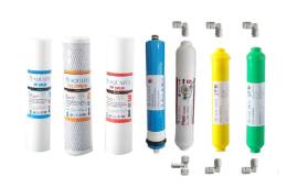 AQUAFLY Su Arıtma Filtresi 7li Takım Arıtıcı Filtresi Mineral 10' AÇIK KASA UYUMLU