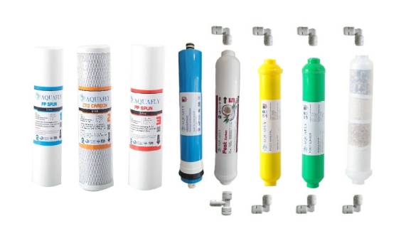 AQUAFLY Su Arıtma Filtresi 8li Takım Arıtıcı Filtresi BİO-CERAMİC YEDEK 10' AÇIK KASA UYUMLU - 0
