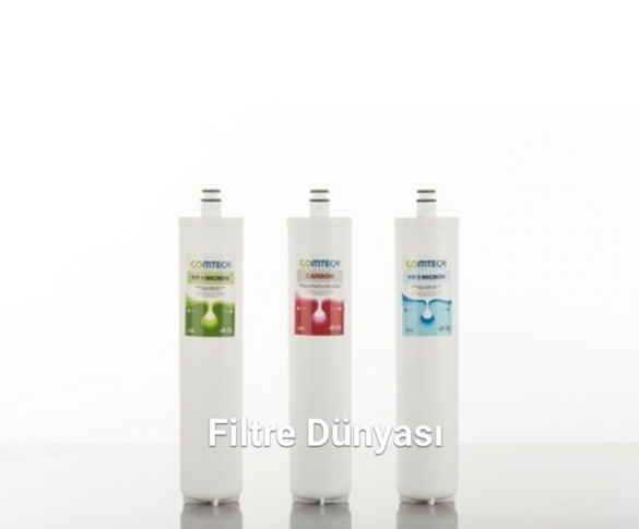 ComTech Su Arıtma Cihazı Filtresi 3lü Comtec Filtre Seti - 0
