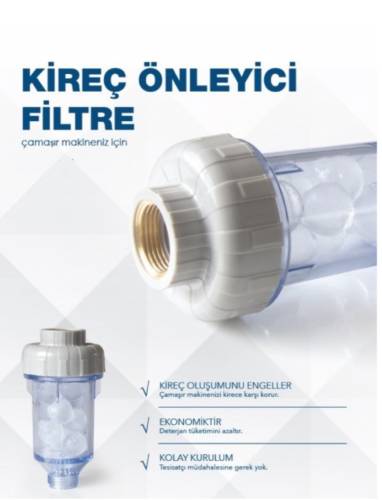 KiREC ÖNLEYİCİ BULAŞIK MAKiNESİ FiLTRESİ VEYA ÇAMAŞIR MAKİNESİ FİLTRESİ KİREÇ ÖNLEYİCİ - 3