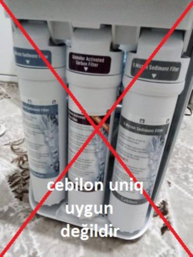 FİLMTEC MEBRANLI SU ARITMA FİLTRESİ 5li SET ÇİFT KARBONLU İHLAS UYUMLU - 6