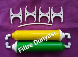 Mineral Filtre ve Alkali Filtre Bağlantı setli