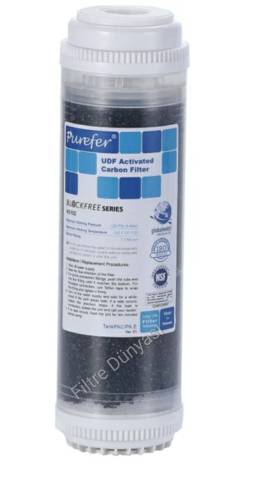 PÜREFER ŞEFFAF GAC KARBON Su Arıtma Filtresi Nsf Li - 0