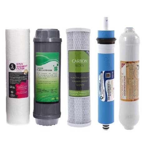 LG MEMBRANLI SU ARITMA FİLTRESİ 5 li Filtre Seti EKO Çift Karbon - 0