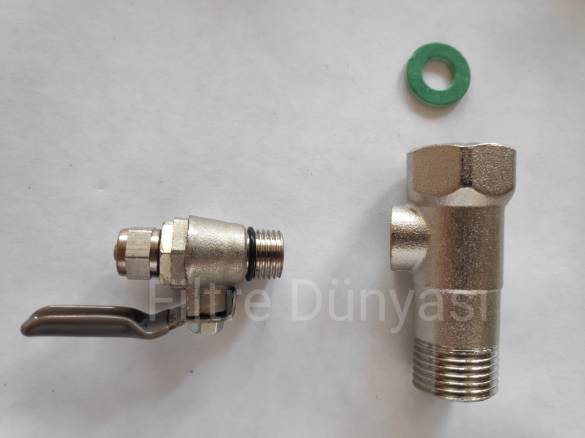 SU ARITMA 1/2 HAT ALMA (T) VE 1/4 MİNİ KÜRESEL VANA - 2