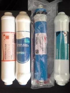 TEZGAH ÜSTÜ SU ARITMA FİLTRESİ 4lü SET FİLMTEC MEMBRANLI