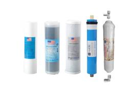 U.S.A. SU ARITMA FİLTRESİ 5Lİ TAKIM ÇİFT KARBONLU 5li SET VONTRON MEMBRANLI