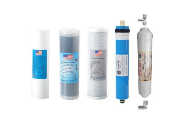 U.S.A. SU ARITMA FİLTRESİ 5Lİ TAKIM ÇİFT KARBONLU 5li SET VONTRON MEMBRANLI - 0