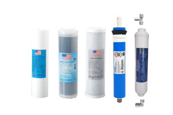 U.S.A ÇİFT KARBONLU FİLMTEC PUREPROLU SU ARITMA FİLTRESİ TAKIM 5'li Set ARITICI FİLTRESİ - 0