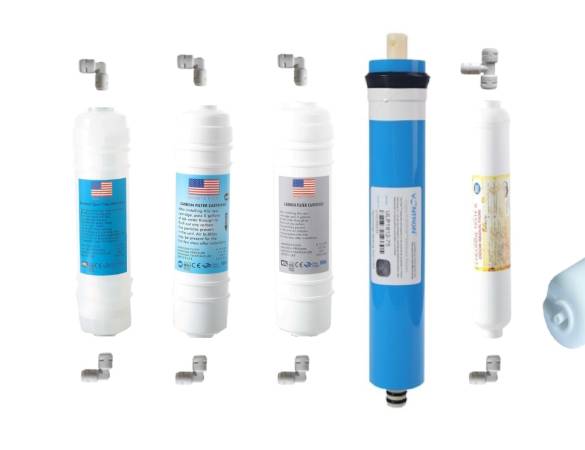 USA İNLİNE Su Arıtma Filtresi VONTRON Mebranlı FİLTRE TAKIMI 5Lİ - 0