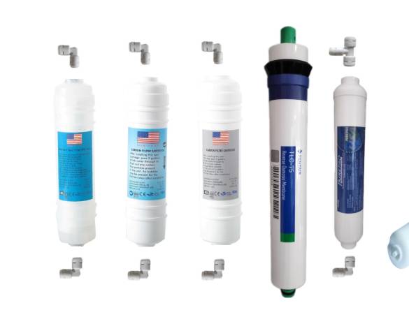 USA İNLİNE Su Arıtma Filtresi Pentair Mebranlı FİLTRE TAKIMI 5Lİ - 0