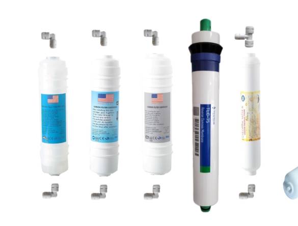 USA İNLİNE Su Arıtma Filtresi PENTAİR Mebranlı FİLTRE TAKIMI 5Lİ - 0