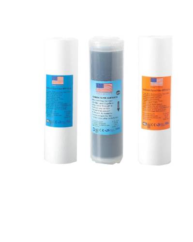 USA Su Arıtma Filtresi 3lü Set Arıtıcı Filtresi G.A.C - 0
