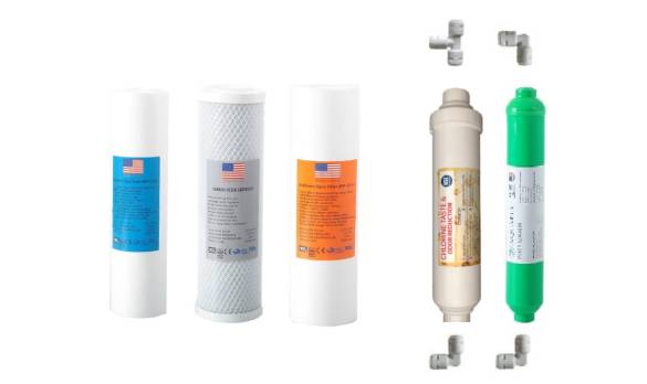 USA Su Arıtma Filtresi 5lİ Alkalin Yedek set ( MEBRANSIZ ) - 0