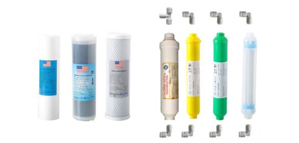 USA Su Arıtma Filtresi ÇİFT KARBONLU 7li Alkalin Mineral İnfrared MEBRANSIZ - 0