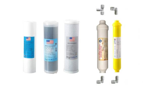 USA Su Arıtma Filtresi Gac Blok 5lİ Mineral Yedek ( MEBRANSIZ ) - 0