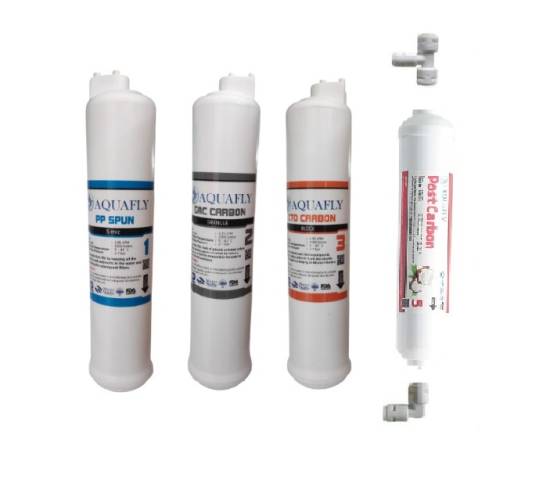 ( MEMBRANSIZ ) Üstten Giriş Çıkışlı 4lü Su Arıtma Cihazı Filtresi HF, HSF Çubuk Model - 0